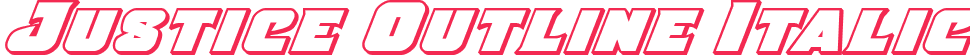 Justice Outline Italic